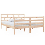 Vidaxl bedframe massief grenenhout 140x190 cm