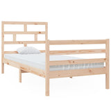 Vidaxl bedframe massief grenenhout 90x200 cm
