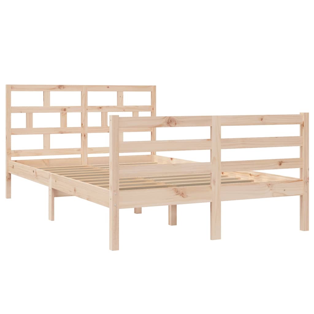 Vidaxl bedframe massief grenenhout 120x200 cm