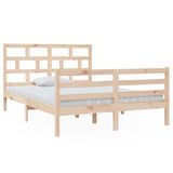 Vidaxl bedframe massief grenenhout 140x200 cm