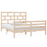 Vidaxl bedframe massief grenenhout 160x200 cm