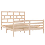 Vidaxl bedframe massief grenenhout 160x200 cm