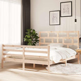 Vidaxl bedframe massief grenenhout 160x200 cm