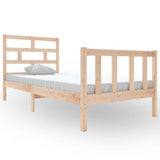 Vidaxl bedframe massief grenenhout 90x200 cm