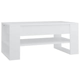 Vidaxl salontafel 102x55x45 cm bewerkt hout wit