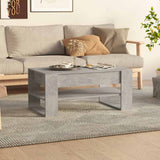 Vidaxl salontafel 102x55x45 cm bewerkt hout betongrijs