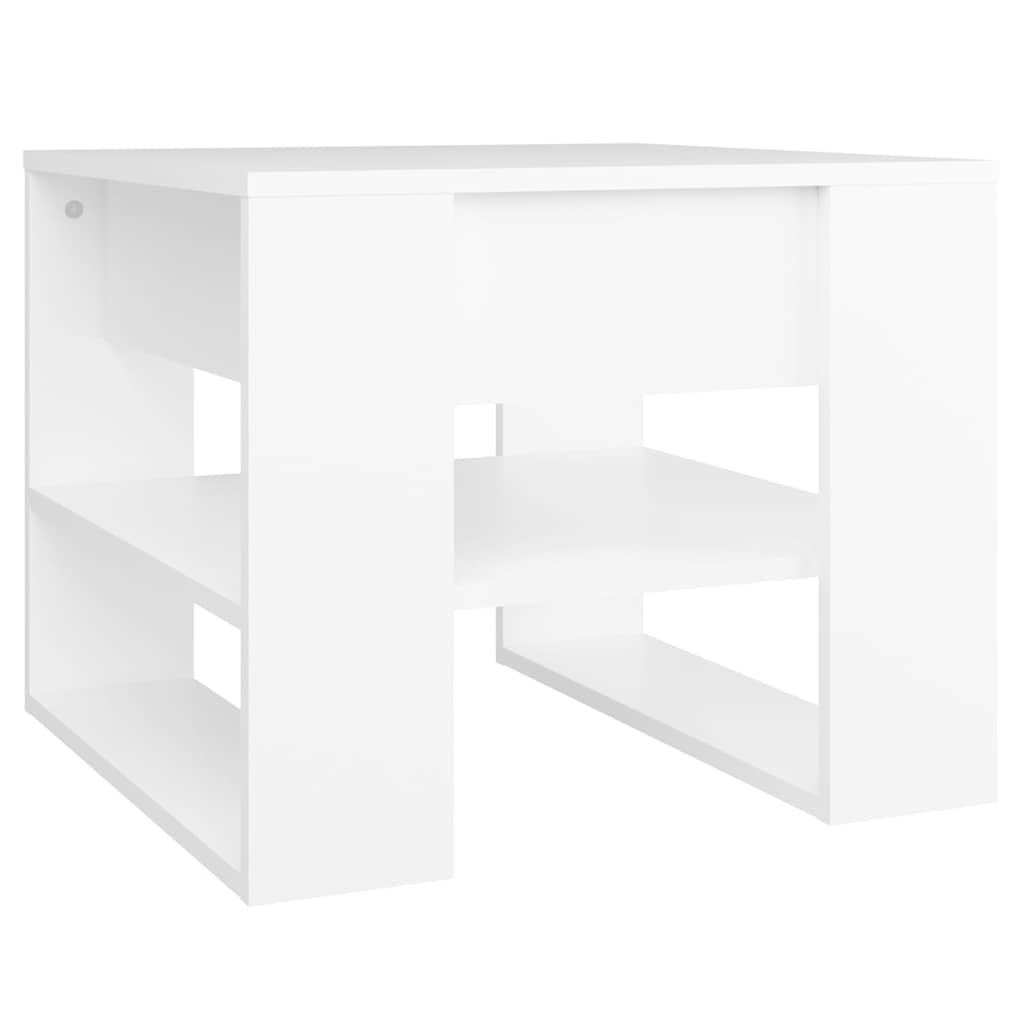 Vidaxl salontafel 55,5x55x45 cm bewerkt hout wit