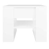 Vidaxl salontafel 55,5x55x45 cm bewerkt hout wit