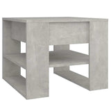Vidaxl salontafel 55,5x55x45 cm bewerkt hout betongrijs