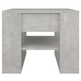 Vidaxl salontafel 55,5x55x45 cm bewerkt hout betongrijs