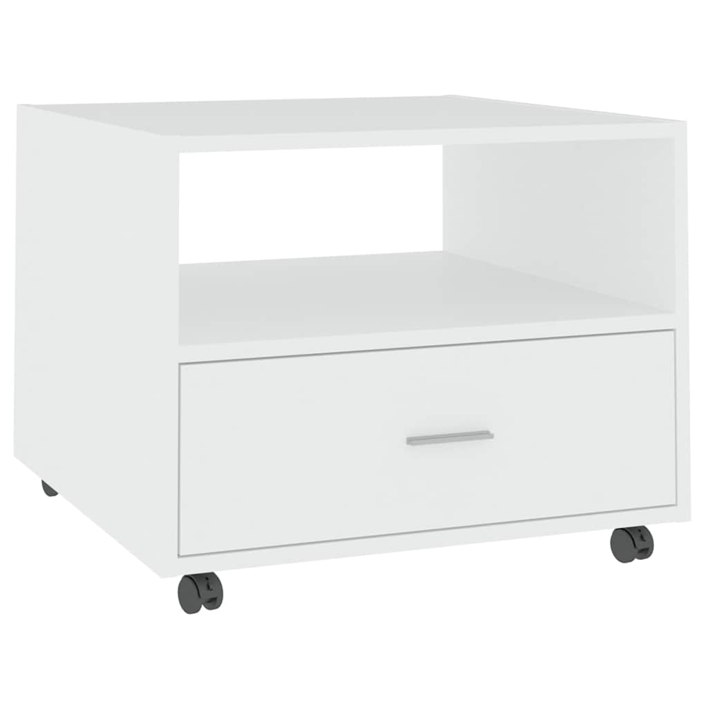 Vidaxl salontafel 55x55x40 cm bewerkt hout wit