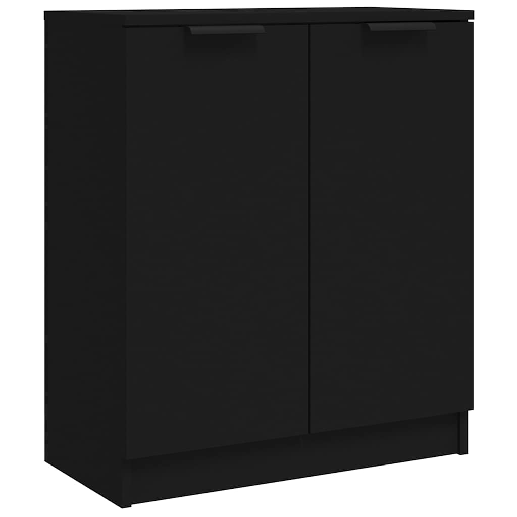 Vidaxl dressoir 60x30x70 cm bewerkt hout zwart
