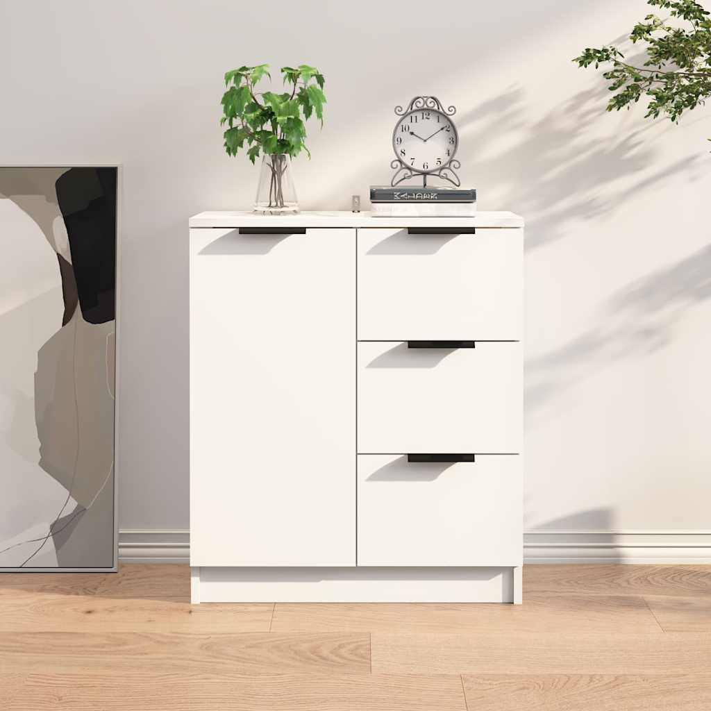 Vidaxl dressoir 60x30x70 cm bewerkt hout wit