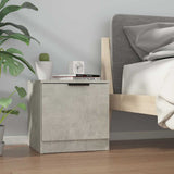 Vidaxl nachtkastjes 2 st 40x39x40 cm betongrijs