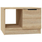 Vidaxl salontafel 50x50x36 cm bewerkt hout sonoma eikenkleurig