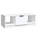 Vidaxl salontafel 102x50x36 cm bewerkt hout wit