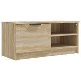Vidaxl tv-meubel 80x35x36,5 cm bewerkt hout sonoma eikenkleurig