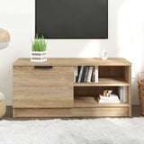 Vidaxl tv-meubel 80x35x36,5 cm bewerkt hout sonoma eikenkleurig