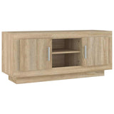 Vidaxl tv-meubel 102x35x45 cm bewerkt hout sonoma eikenkleurig