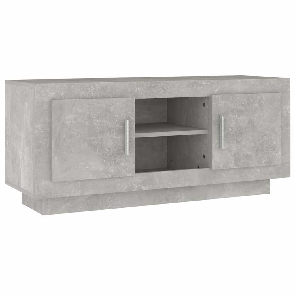 Vidaxl tv-meubel 102x35x45 cm bewerkt hout betongrijs