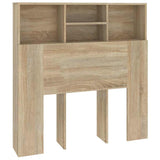 Vidaxl hoofdbordkast 100x19x103,5 cm sonoma eikenkleurig
