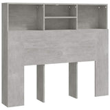 Vidaxl hoofdbordkast 120x19x103,5 cm betongrijs