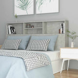 Vidaxl hoofdbordkast 160x19x103,5 cm betongrijs