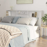 Vidaxl hoofdbordkast 200x19x103,5 cm wit