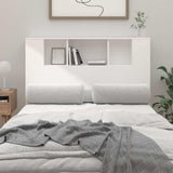 Vidaxl hoofdbordkast wit 120x18,5x102,5 cm