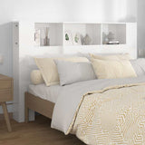 Vidaxl hoofdbordkast 160x18,5x104,5 cm hoogglans wit