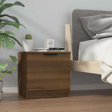Vidaxl nachtkastjes 2 st 40x39x40 cm bruin eikenkleur