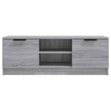 Vidaxl tv-meubel 102x35x36,5 cm bewerkt hout grijs sonoma eikenkleurig