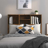 Vidaxl hoofdbordkast 100x19x103,5 cm gerookt eikenkleurig