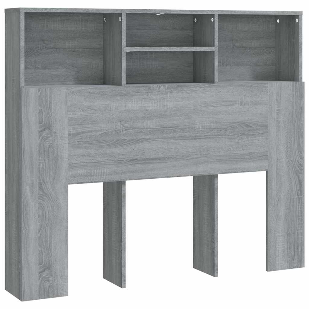 Vidaxl hoofdbordkast 120x19x103,5 cm grijs sonoma eikenkleurig