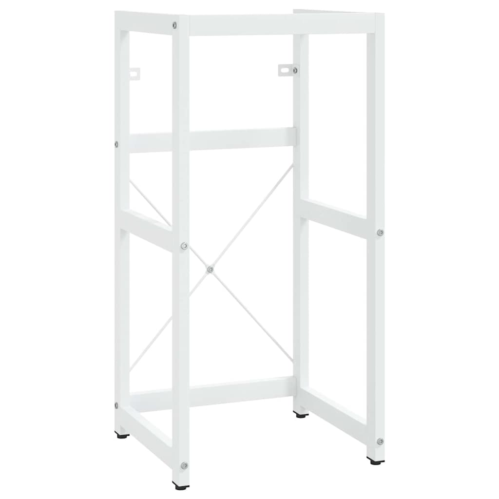 Vidaxl wastafelframe met inbouwwastafel ijzer wit