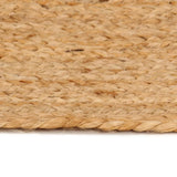 Tapis vidaxl autour de 210 cm de jute tressée