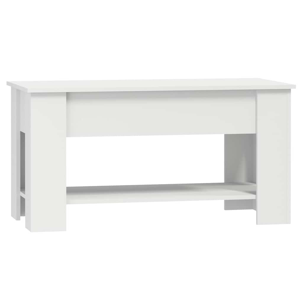 Vidaxl salontafel 101x49x52 cm bewerkt hout wit