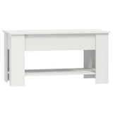 Vidaxl salontafel 101x49x52 cm bewerkt hout wit