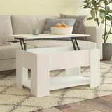 Vidaxl salontafel 79x49x41 cm bewerkt hout wit