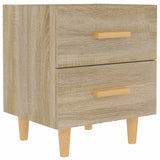 Vidaxl nachtkastje 40x35x47,5 cm sonoma eikenkleurig