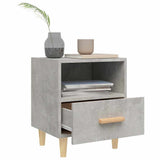 Vidaxl nachtkastjes 2 st 40x35x47 cm betongrijs