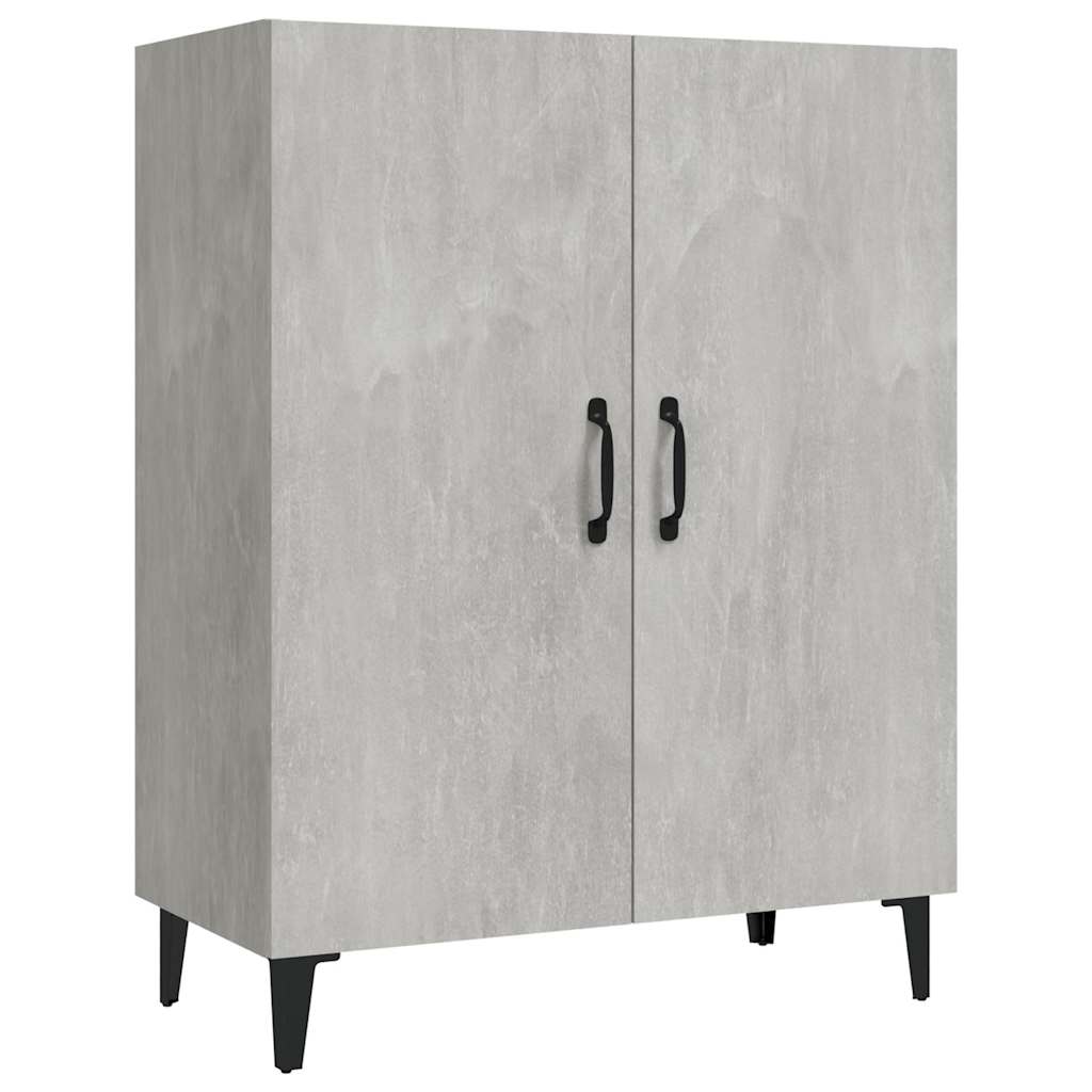 Vidaxl dressoir 70x34x90 cm bewerkt hout betongrijs