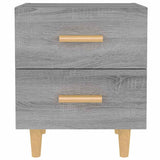 Vidaxl nachtkastjes 2 st 40x35x47,5 cm grijs sonoma eikenkleurig
