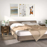 Vidaxl nachtkastjes 2 st 40x35x47,5 cm bruin eikenkleur
