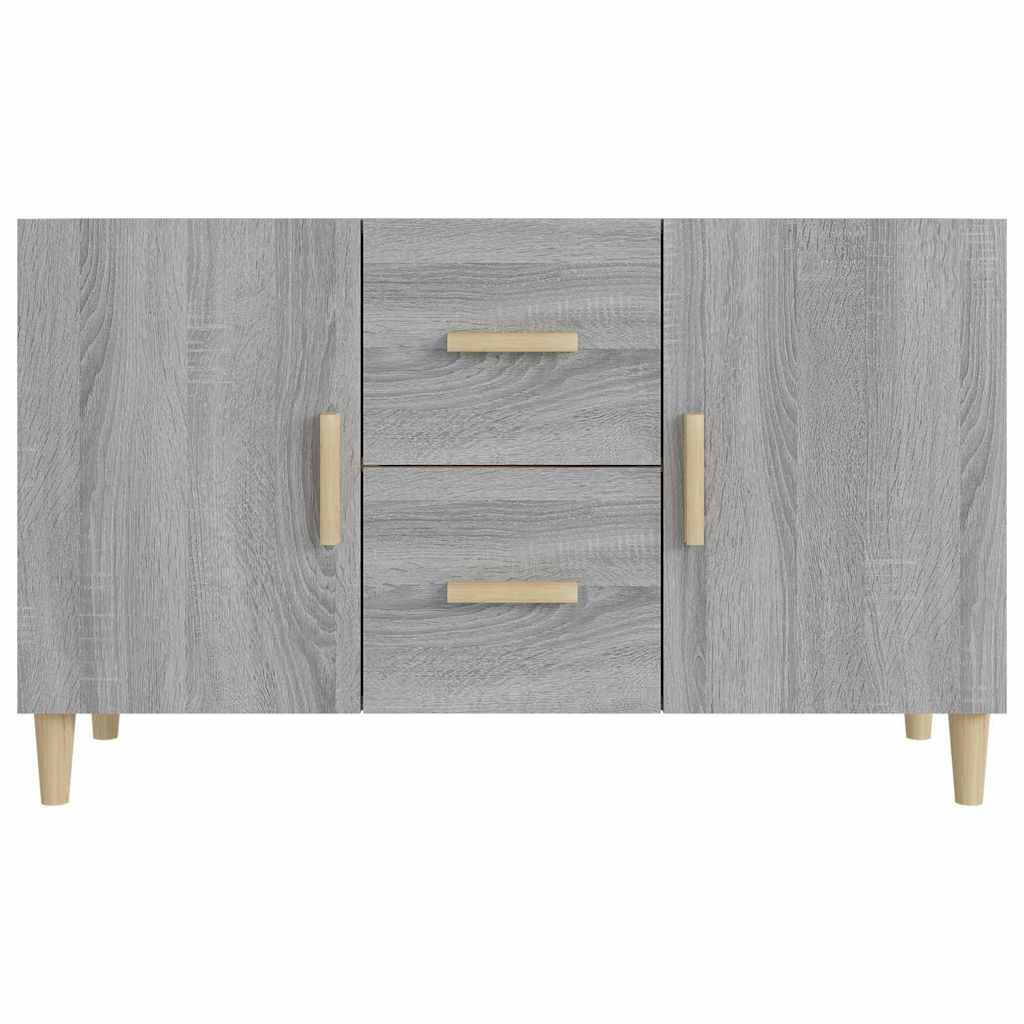 Vidaxl dressoir 100x36x60 cm bewerkt hout grijs sonoma eikenkleurig
