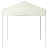 Vidaxl PartyTent sammenleggbar 2x2 m kremfarget