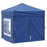 Vidaxl Partytent Foldable with side walls 2x2 m blue