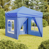 Vidaxl Partytent Foldable with side walls 2x2 m blue