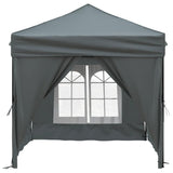 Vidaxl PartyTent pliable avec des parois latérales 2x2 m anthracite -colored
