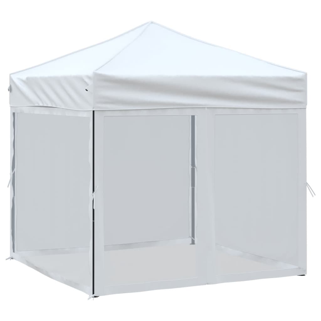 Vidaxl partyTent foldble med sidoväggar 2x2 m vit